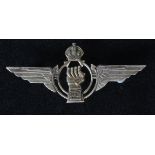Badge a Royal Armoured Corps adapted badge with added Para wings for the light glider borne tank