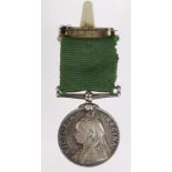 Volunteer Force LS Medal QV, engraved (Pte A Gibb 2nd V.B.R.H.). With some research, a member of the