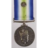 South Atlantic Medal 1982 with Rosette, named (SG1A M Geddes RFA Resource).
