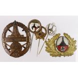 German Nazi assorted Veteran badges / pin badges. (5)