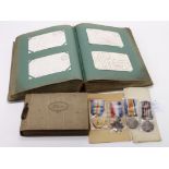 Military Medal GV (100472 Sapr F Ansell 2/Sig Coy RE), 1915 Star Trio (100472 Spr F Ansell RE). MM