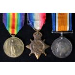 1915 Star Trio to 5027 Pte H Smith Leic Regt. DOW or KIA on 24/3/1916 with the 1st/4th Bn. His medal