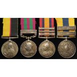 India Medal 1896 with Relief of Chitral 1895 clasp (4608 Pte J McLean 2nd Bn Seaforth Highldrs),