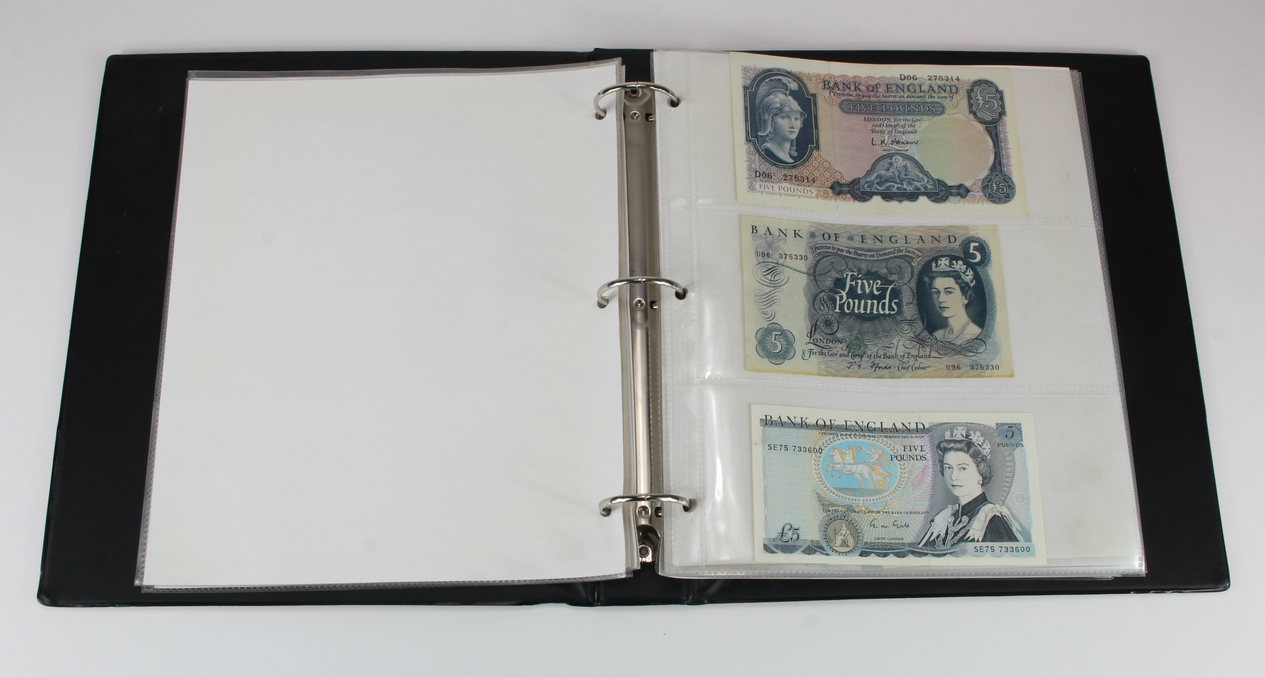 Bank of England (28), a collection in Banknote album with signatures ranging from Beale to Salmon - Image 4 of 11