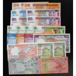 Sri Lanka Ceylon (19), a good collection of high grade notes, 2 and 5 Rupees dated 26th March