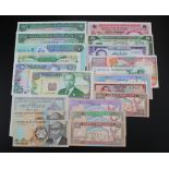 World, Africa (20) high grade most Uncirculated comprising Algeria, Lesotho, Morocco, South