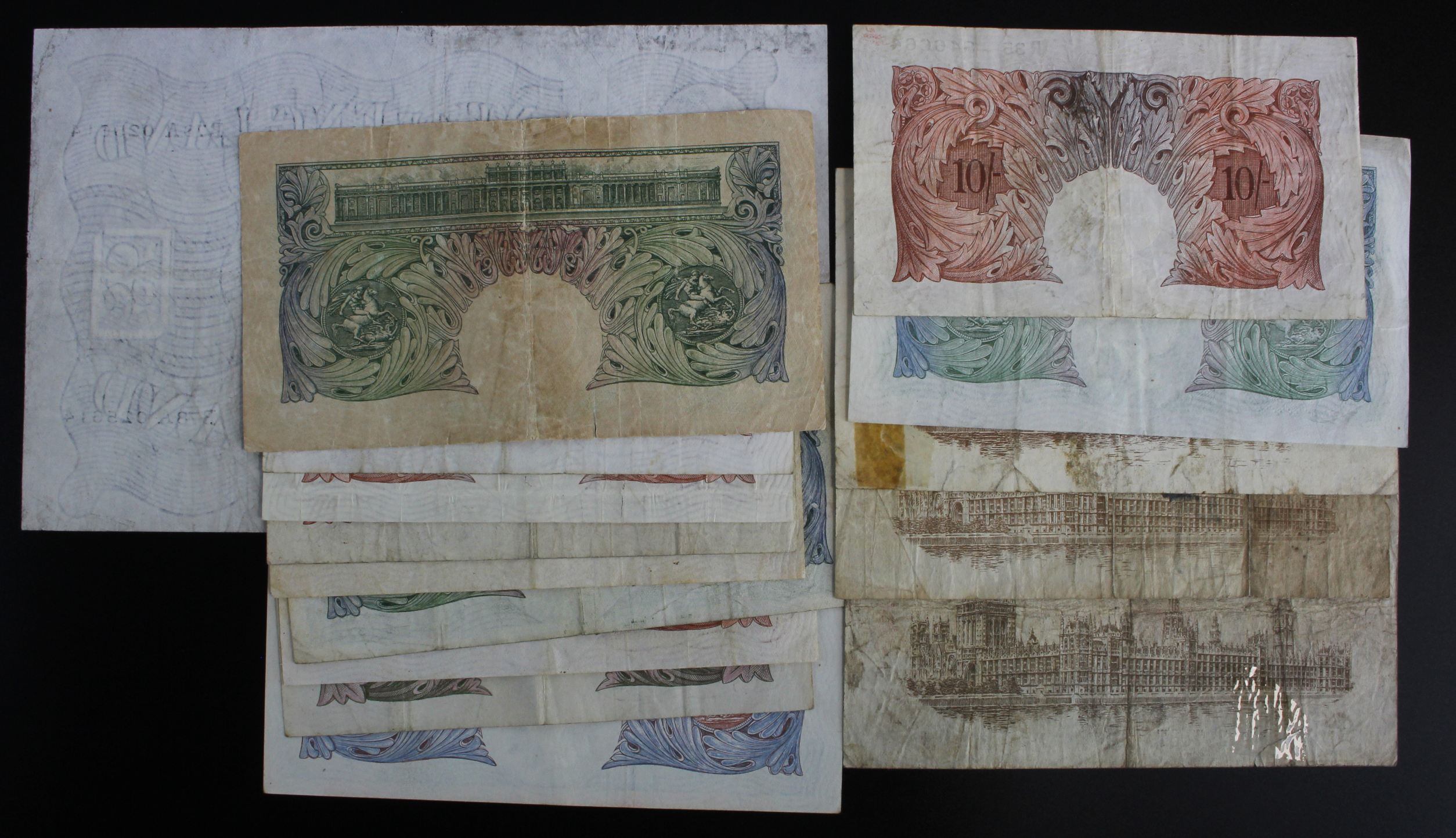 Bank of England & Treasury (15), Bradbury 1 Pound T16 (2) issued 1917, Warren Fisher 1 Pound T24 - Image 2 of 2
