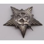 Masonic, Georgian, Knight Templar's silver Star/badge hallmarked J.H. (possibly John Herbert of