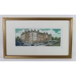 Local Interest. John Brunsdon (1933-2014). Limited edition print (9/175). Titled Helmingham Hall &