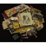 Interesting mixed collection, Jigsaws, adverts, novelty, games, children related ephemera, books,