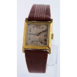 Gents gold filled wristwatch by B.W.C (Brookly Watch co.) circa 1920s. Working when catalogued