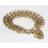 9ct Gold Bracelet weight 39.4g