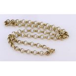 9ct Gold Belcher Necklace 18 inch length weight 15.8g