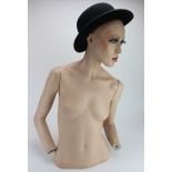 Female mannequin torso by Adel Rootstein, circa 1970s, height 78cm approx. (sold as seen)