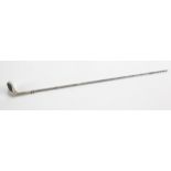 Hat Pin. A silver novelty hat pin depicting a golf club, by Charles Horner, hallmarked 'C.H, Chester