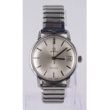 Gents Stainless steel cased Omega circa 1965 (serial number 22390779). The silvered dial marked