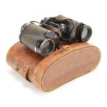 Carl Zeiss Jena Silvamar 6 x 30 binoculars (no. 971527), contained in original leather case
