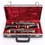 Boosey & Hawkes Regent clarinet, contained in a fitted case