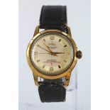 Gents gold plated Mabel "Snowmaster" wristwatch. Working when catalogued