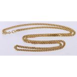 9ct Gold Curb Necklace 20 inch length weight 11.5g