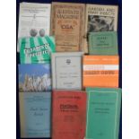Ephemera, Agriculture, booklets, catalogues, Ministry Of Information sheets (40) dating from the