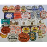 Beer labels, William Younger, Edinburgh, a mixed selection of 30 labels, various shapes and sizes (