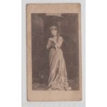 Cigarette card, James's, Pretty Girl Series 'BAGG', type card, 'Griselda', scarce (some age