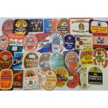 Beer labels, a mixed selection of 31 labels (including 7 with contents), various shapes, sizes and
