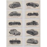 Trade cards, Kellogg's, Motor Cars (black & white) (set, 40 cards) (gd/vg)