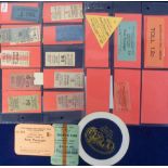 Ephemera, Toll Tickets, 30+ 20thC tickets for vehicle, passenger, horse, mule or ass, many tolls