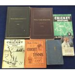 Cricket, small selection of early handbooks & annuals, Surrey CC Handbooks 1894 & 1910, Hampshire