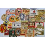 Beer labels, a mixed selection of 29 labels (including 1 with contents) various shapes, sizes and