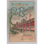 Tobacco issue, USA, Allen & Ginter, printed album for 'Paris Exhibition, 1889' (small piece