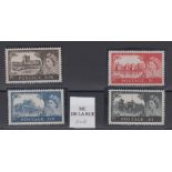 Stamps, GB, 1955-1958 Castles, 2nd De La Rue, SG595/8, unmounted mint, catalogue value £195