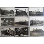 Postcards, Railway, engine close-ups identified on back, mostly Irish railway engines mainly