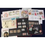 Stamps & covers, a mixed selection of loose stamps and covers inc. GB, British Empire Exhibition,