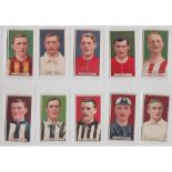 Cigarette cards, Cohen, Weenen & Co, Football Club Captains, 1907-8, (set, 60 cards) (gd/vg, some