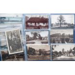 Postcards, Surrey, a selection of approx. 55 cards with many street scenes, villages and views