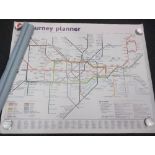 Railwayana, 3 Underground maps dating from the 1990s comprising '1994 Underground Journey