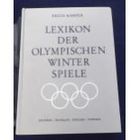 Olympics, book 'Lexikon Der Olympischen Winter Spiele' by Erich Kamper being the encyclopaedia of