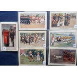 Postcards, a collection of 7 sets and part sets of cards illustrated by Ernest Ibbetson, all