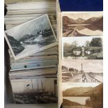 Postcards, Northern England, a collection of approx. 400 cards, RP's and printed, inc. street