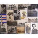 Postcards, Military, WW2, a collection of 45+ items inc. American Humour, anti-Hitler cartoons,