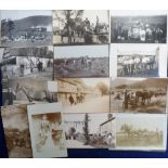 Postcards, Rural & Farming, selection of 25 RP cards inc. hay-making, harvesting, sheep-shearing,