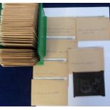 Photographs, collection of celluloid negatives contained in 110+ packets, each packet annotated