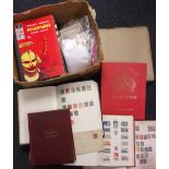 Stamps, large accumulation of GB & World stamps (1,000's), mint & used in stamp albums, stockbooks &