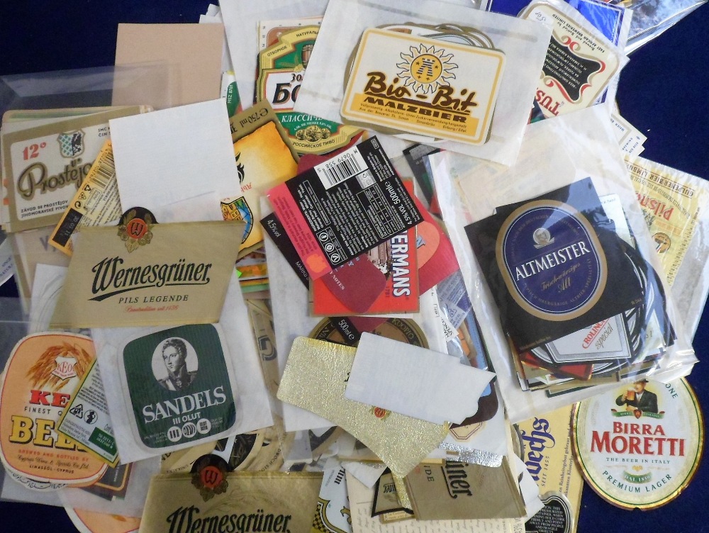 Beer labels, a large selection of 300+ modern Foreign Beer Labels, in varying levels of