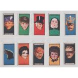 Cigarette cards, 2 sets, Boguslavsky Conan Doyle Characters (green back) (25 cards) and Copes