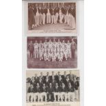 Trade cards, Cricket, three postcard sized cards, Turog The South African Cricket Team 1935 Tour