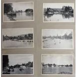 Postcards, a collection of approx. 129 cards of River Thames views in modern album from the